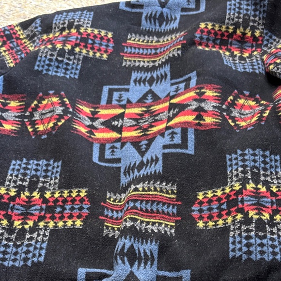 Native Black and Multicolor Patterned Jacket - Picture 6 of 6